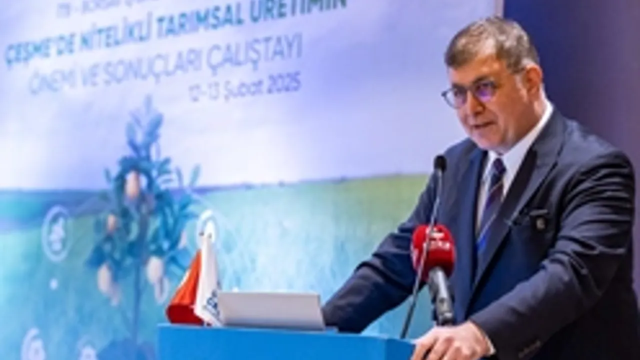 Başkan Tugay Çeşme Nitelikli Tarım Çalıştayı’nı açtı