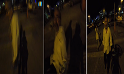 Hızını Alamayan Bisikletli Genç Son Sürat İndiği Merdivenlerden Yaşlı Adama Çarptı