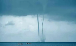 Alanya Açıklarında Peş Peşe Hortum