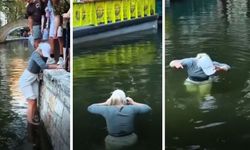 Yağmur Sonrası En Kirli Anda Nehre Atladı: Sağlığını Telefona Feda Etti