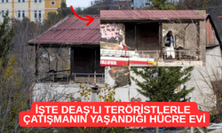 İşte DEAŞ'lı Teröristlerle Çatışmanın Yaşandığı Hücre Evi