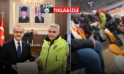 Soğuk Havada Sıcak Yürek: Polis Memurundan Minik Taraftara Unutulmaz Jest