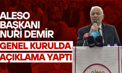 Aleso Başkanı Nuri Demir Genel Kurulda Açıklama Yaptı