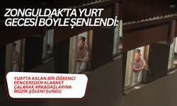 Zonguldak’ta Yurt Gecesi Böyle Şenlendi: Klarnet Sürprizi