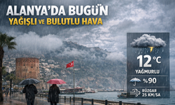Alanya’da Bugün Hava Durumu: Yağış Ve Bulutlu Bir Gün