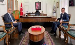 Basın İlan Kurumu Bölge Müdürü Uluçamlıbel’den Kaymakam Öztürk’e Ziyaret