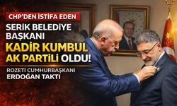 CHP'den İstifa Eden Başkan Kumbul’a AK Parti Rozetini Erdoğan Taktı
