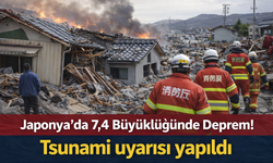 Japonya’da 7,4 Büyüklüğünde Deprem! Tsunami Uyarısı Yapıldı