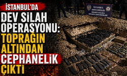 İstanbul’da Dev Silah Operasyonu: Toprağın Altından Cephanelik Çıktı