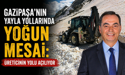 Gazipaşa’nın Yayla Yollarında Yoğun Mesai: Üreticinin Yolu Açılıyor