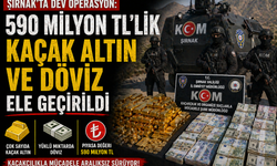 Şırnak’ta Dev Operasyon: 590 Milyon TL’lik Kaçak Altın ve Döviz Ele Geçirildi