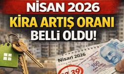 Nisan Ayı Kira Artış Oranı Yüzde 32,82 Olarak Açıklandı