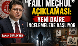 Bakan Gürlek’ten “Faili Meçhul” Açıklaması: Yeni Daire İncelemelere Başlıyor