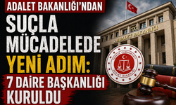 Adalet Bakanlığı’ndan Suçla Mücadelede Yeni Adım: 7 Daire Başkanlığı Kuruldu