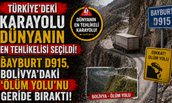 Dünyanın En Tehlikeli Yolu Türkiye'de: Bayburt D915 Ölüm Yolunu Geride Bıraktı