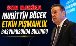 Sıcak gelişme: Muhittin Böcek Etkin Pişmanlık Başvurusunda Bulundu