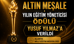 “Altın Meşale Yılın Eğitim Yöneticisi Ödülü” Yusuf Yılmaz’a Verildi