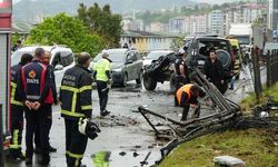 Rize’de Feci Kaza: Takla Atan Cip Karşı Şeride Uçtu