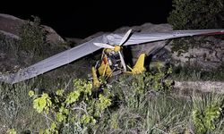 Kapadokya’da Microlight Acil İniş Yaptı: Pilot ve Yolcu Yaralandı