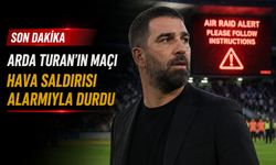 Arda Turan’ın Maçı Hava Saldırısı Alarmıyla Durdu