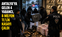 Antalya’da 8,3 Milyonluk Kasa Soygunu: 1400 Saatlik Kamera Kaydıyla Yakalandılar