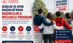 Gençlik ve Spor Bakanlığı’ndan Bağımlılıkla Mücadele Programı