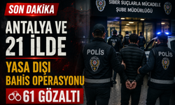 21 İlde Yasa Dışı Bahis Operasyonu: 61 Gözaltı