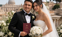 Cengiz Ünder ve Bilge Yenigül Roma’da Evlendi