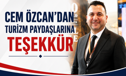Cem Özcan’dan Turizm Paydaşlarına Teşekkür