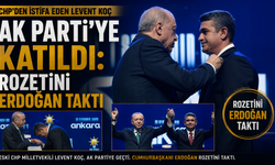 CHP’den İstifa Eden Levent Koç AK Parti’ye Katıldı: Rozetini Erdoğan Taktı