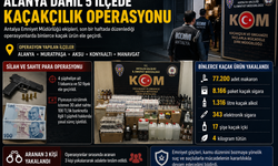 Alanya Dahil 5 İlçede Kaçakçılık Operasyonu: Binlerce Kaçak Ürün Ele Geçirildi
