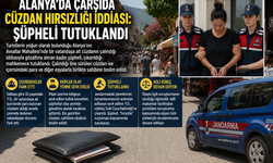Alanya'da Çarşıda Cüzdan Hırsızlığı İddiası: Şüpheli Tutuklandı