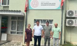 Alanya İlçe Milli Eğitim Müdürü Yılmaz’dan Özel Hasbahçe Rehabilitasyon Merkezı’ne ’Anlamlı Ziyaret