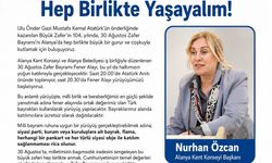 Alanya Kent Konseyi’nden 30 Ağustos Fener Alayı