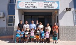 Alanya'da Kırsaldaki Öğrencilerin Yüzünü Güldüren Eğitim Desteği