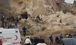 Kapadokya’da Peribacası Çöktü! Ölü ve Yaralılar Var