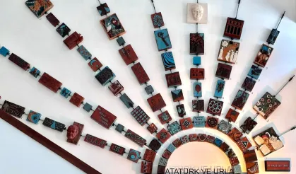 İzmir Urla’da 'Atatürk ve Kültürel Miras' seramikle buluştu