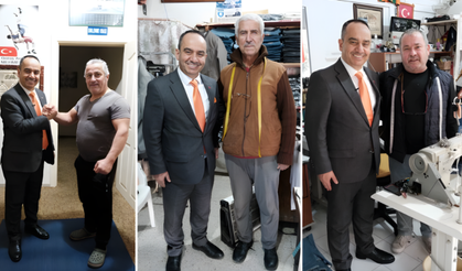 ALESO Başkan Adayı Özdemir’e Esnafın Desteği Çığ Gibi Büyüyor