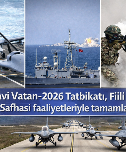 Mavi Vatan-2026 Tatbikatı Antalya'da Fiili Atış Safhasıyla Tamamlandı