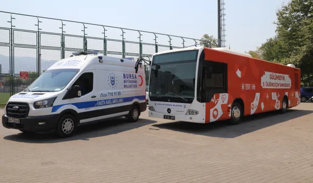 Bursa Büyükşehir'in ‘Sağlık Otobüsü’ devrede