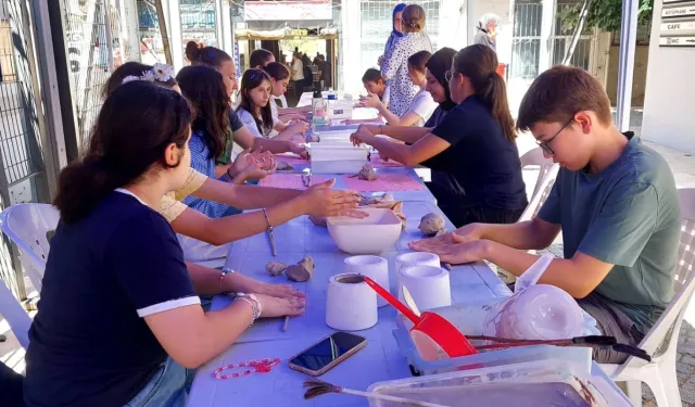 Gölcüklü çocuklar ve gençlerle sanat dolu 3 gün