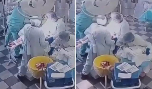 8.8 Büyüklüğündeki Depreme Ameliyat Sırasında Yakalandılar