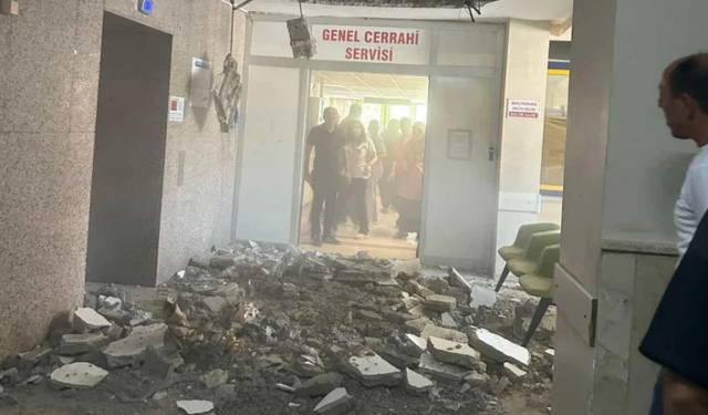 Felaketin Eşiğinden Dönüldü: Devlet Hastanesinin Tavanı Çöktü