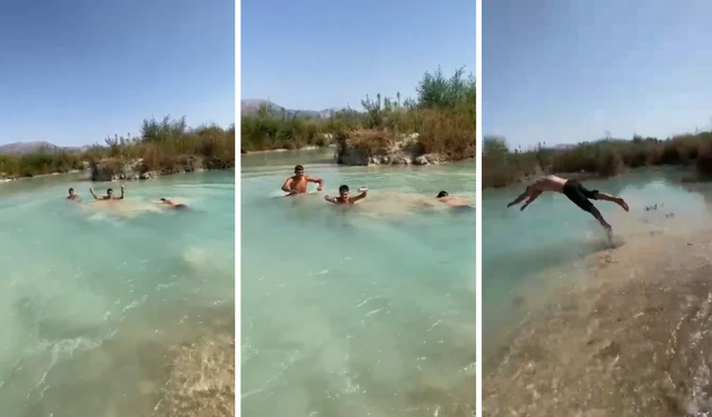 Balıklama Atlayış Ölümle Sonuçlandı! O Anlar Arkadaşları Tarafından Görüntülendi