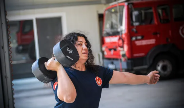 İtfaiye personeli Bahar şimdi Avrupa'da yarışacak