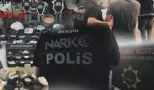 Mersin’de zehir tacirlerine darbe! 3,5 milyon uyuşturucu hap ele geçirildi