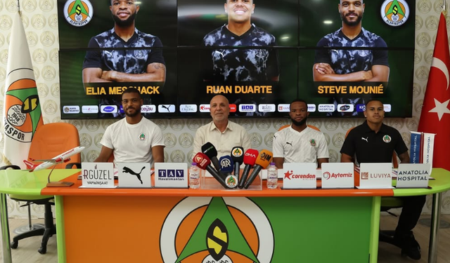 Transfer Döneminin Son Gününde Alanyaspor'dan Hücuma Yıldız Yağmuru