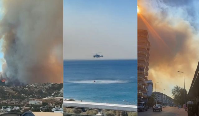 Sevindiren Haber Geldi: Alanya'daki Yangınlar Kontrol Altına Alındı