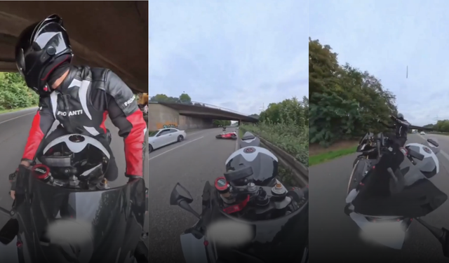 Kaza Yapan Motorcunun Motosikleti Sürücüsüz Halde Başka Motora Çarptı