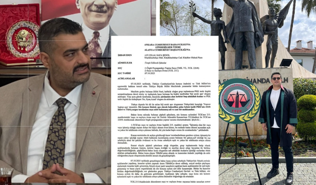 Zafer Partisi Alanya’dan TBMM’ye Sert Tepki: Bölücü Sözlere Suç Duyurusu